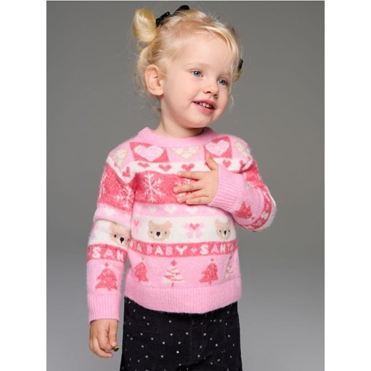 Sinsay - Sweter z motywem świątecznym - wielobarwny ze sklepu Sinsay w kategorii Bluzy i swetry - zdjęcie 186592322