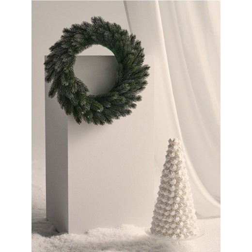 Sinsay - Wieniec dekoracyjny z motywem zimowym - zielony ze sklepu Sinsay w kategorii Dekoracje bożonarodzeniowe - zdjęcie 186592350
