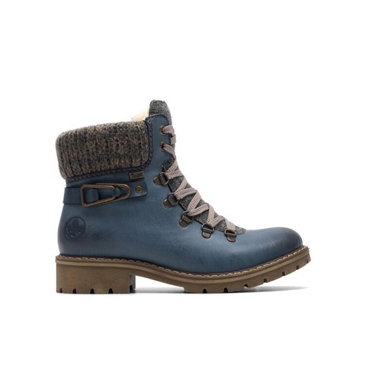Rieker Trzewiki Y9131-15 Niebieski ze sklepu MODIVO w kategorii Workery damskie - zdjęcie 186592671