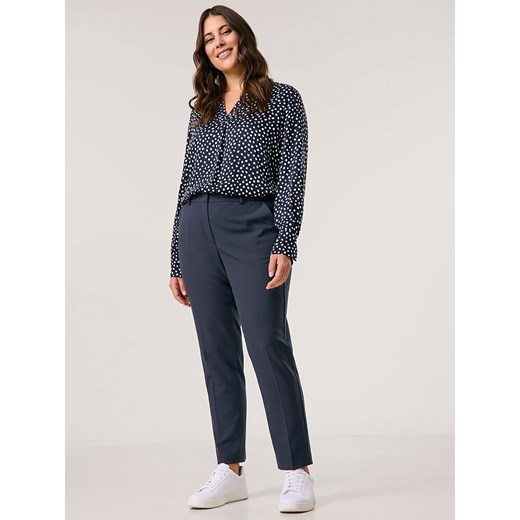 SAMOON Spodnie chino w kolorze granatowym Samoon 46 okazyjna cena Limango Polska