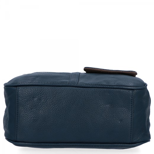 Torebka Damska Na Ramię 3 Komory firmy Hernan 6029 Granatowa Hernan One Size PaniTorbalska wyprzedaż