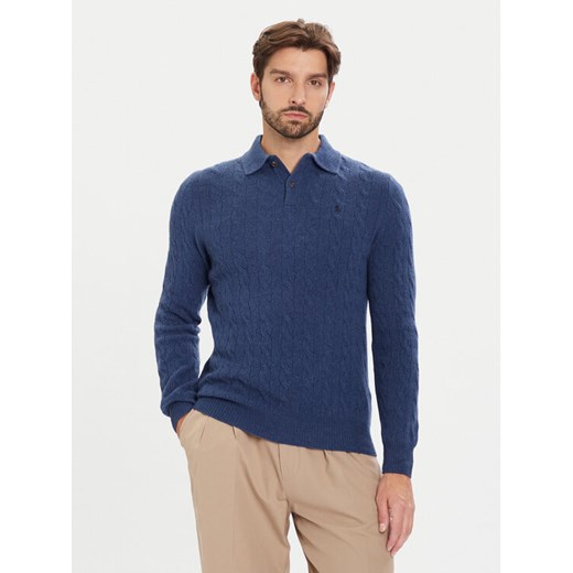 Polo Ralph Lauren Sweter 710974165003 Granatowy Regular Fit ze sklepu MODIVO w kategorii Swetry męskie - zdjęcie 186595543