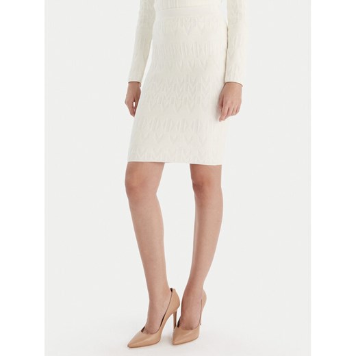 Marciano Guess Spódnica ołówkowa 5BGD00 5661Z Écru Slim Fit ze sklepu MODIVO w kategorii Spódnice - zdjęcie 186595593