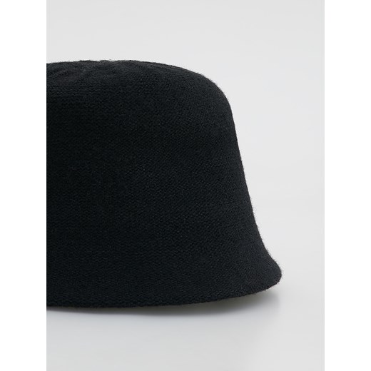 Reserved - Kapelusz bucket z wełną - czarny Reserved M Reserved