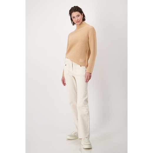 monari Sweter w kolorze jasnobrązowym Monari 44 okazja Limango Polska