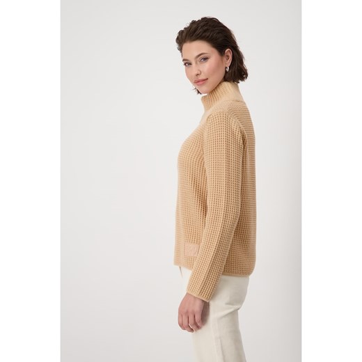 monari Sweter w kolorze jasnobrązowym Monari 46 okazja Limango Polska