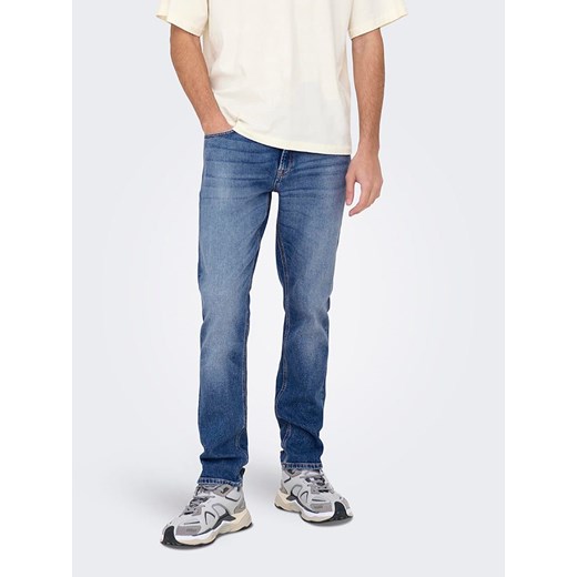 ONLY & SONS Dżinsy "Sloom" - Slim fit - w kolorze niebieskim - id: 17519350 - marki Only & Sons - 186599593 ONLY & SONS Dżinsy "Sloom" - Slim fit - w kolorze niebieskim ze sklepu Limango Polska w kategorii Jeansy męskie - zdjęcie 186599593