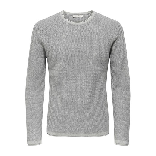 ONLY &amp; SONS Sweter &quot;Eric&quot; w kolorze jasnoszarym ze sklepu Limango Polska w kategorii Swetry męskie - zdjęcie 186599673