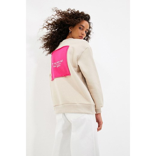 trendyol Bluza w kolorze beżowo-różowym Trendyol XL okazja Limango Polska