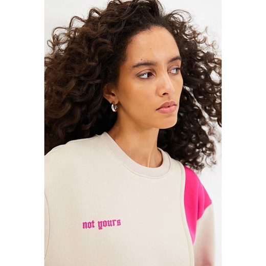 trendyol Bluza w kolorze beżowo-różowym Trendyol XL wyprzedaż Limango Polska