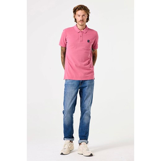 Garcia Koszulka polo w kolorze różowym ze sklepu Limango Polska w kategorii T-shirty męskie - zdjęcie 186599883