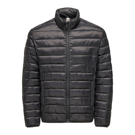 ONLY &amp; SONS Kurtka pikowana &quot;Gavin&quot; w kolorze czarnym ze sklepu Limango Polska w kategorii Kurtki męskie - zdjęcie 186600050