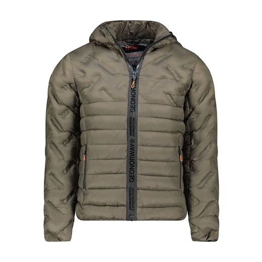 Geographical Norway Kurtka pikowana &quot;Burator&quot; w kolorze khaki ze sklepu Limango Polska w kategorii Kurtki męskie - zdjęcie 186600184