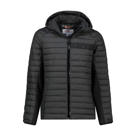 Geographical Norway Kurtka pikowana &quot;Arethano&quot; w kolorze czarnym ze sklepu Limango Polska w kategorii Kurtki męskie - zdjęcie 186600262