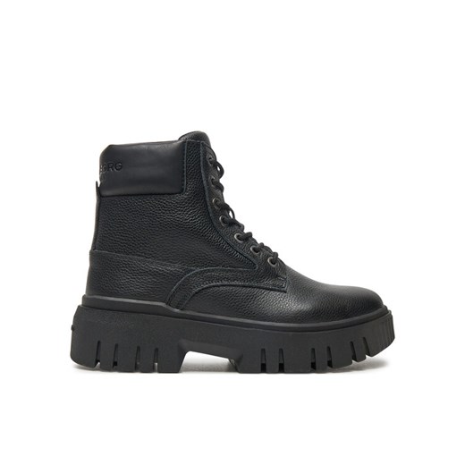 Trzewiki Björn Borg H300 Hiker Mid BJ232066BW Czarny ze sklepu eobuwie.pl w kategorii Botki - zdjęcie 186600461