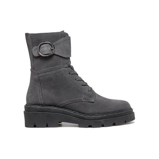 Trzewiki Geox D Felleny D46XEB 00022 C1115 Szary ze sklepu eobuwie.pl w kategorii Botki - zdjęcie 186600591