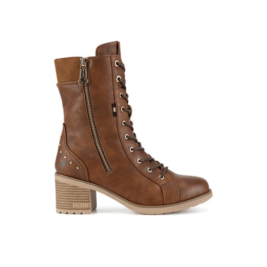 Trzewiki Mustang 1441-508-307 Brązowy ze sklepu eobuwie.pl w kategorii Botki - zdjęcie 186600741