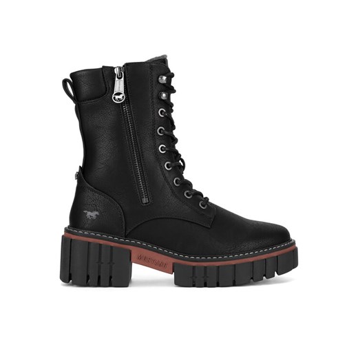 Trzewiki Mustang 1447-504 Czarny Mustang 41 eobuwie.pl