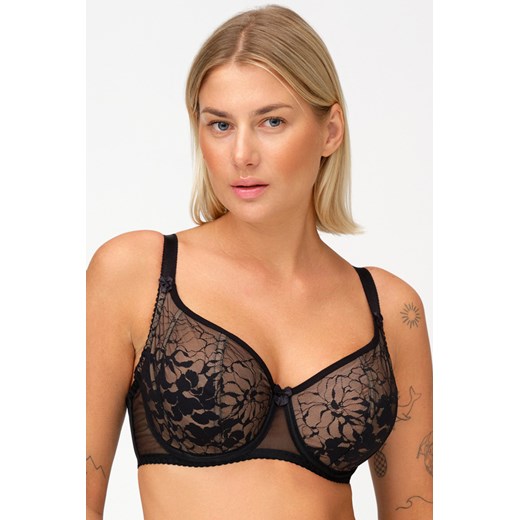 Biustonosz miękki Azal Malwa czarny ze sklepu kontri.pl w kategorii Biustonosze - zdjęcie 186604443