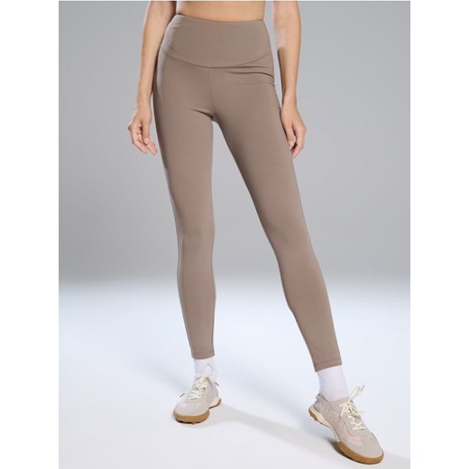 Sinsay - Legginsy sportowe - kremowy ze sklepu Sinsay w kategorii Spodnie damskie - zdjęcie 186604870