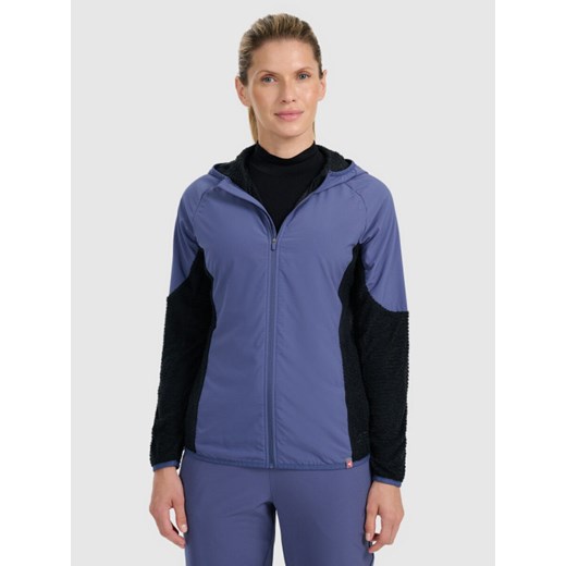 Damska bluza do biegania w terenie 4F 4FWAW25TFSWF584 - granatowy ze sklepu Sportstylestory.com w kategorii Bluzy damskie - zdjęcie 186605093
