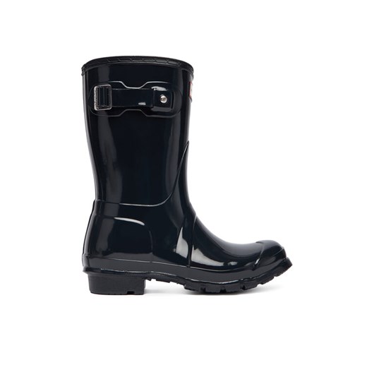 Kalosze Hunter Org Short Gloss WFS1000RGL Granatowy ze sklepu eobuwie.pl w kategorii Kalosze damskie - zdjęcie 186605193