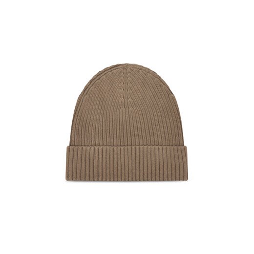 Czapka Calvin Klein Patch Chunky LV04D8053G Beżowy Calvin Klein OS eobuwie.pl