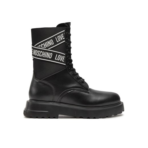 LOVE MOSCHINO Trzewiki JA24094G1LIA700A Czarny ze sklepu MODIVO w kategorii Botki - zdjęcie 186605674