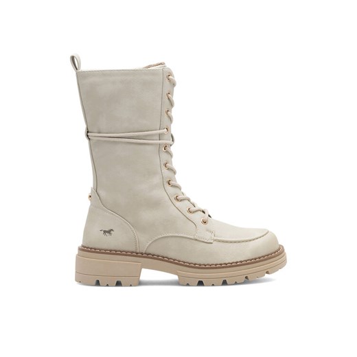 Mustang Trzewiki 1437-503 Biały ze sklepu MODIVO w kategorii Botki - zdjęcie 186605691