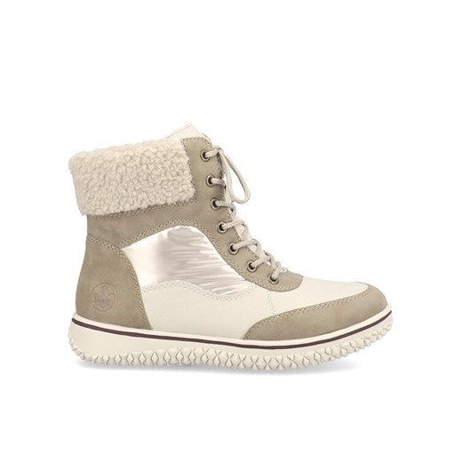 Rieker Trzewiki Z4002-64 Beżowy ze sklepu MODIVO w kategorii Workery damskie - zdjęcie 186605704