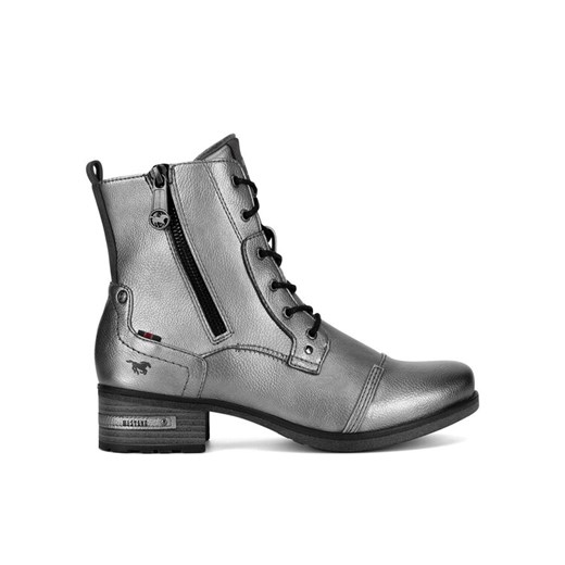 Mustang Trzewiki 1229-513 Srebrny ze sklepu MODIVO w kategorii Botki - zdjęcie 186605744