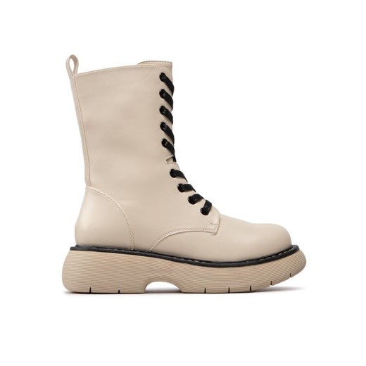 DeeZee Trzewiki ZAL90087-4 Beżowy ze sklepu MODIVO w kategorii Workery damskie - zdjęcie 186605761