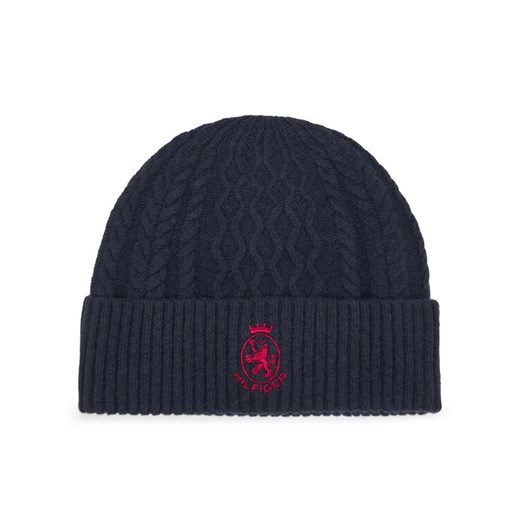 Tommy Hilfiger Czapka Crest AM0AM13828 Granatowy ze sklepu MODIVO w kategorii Czapki zimowe męskie - zdjęcie 186605771