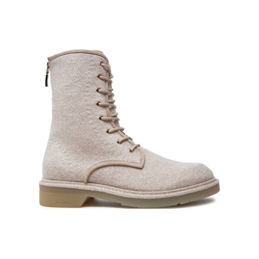Max Mara Trzewiki Bakerzip 2424796072600 Beżowy ze sklepu MODIVO w kategorii Botki - zdjęcie 186605782