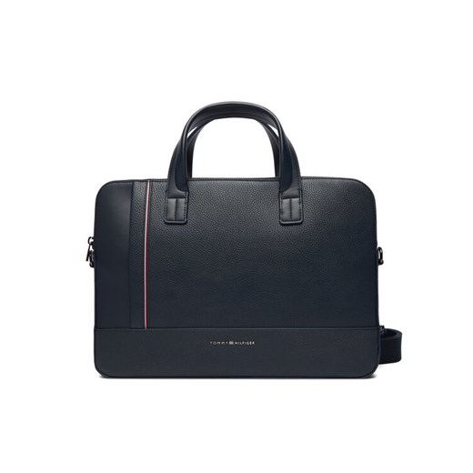 Tommy Hilfiger Torba na laptopa Th Central Slim Computer Bag AM0AM13631 Granatowy ze sklepu MODIVO w kategorii Torby na laptopa - zdjęcie 186605824