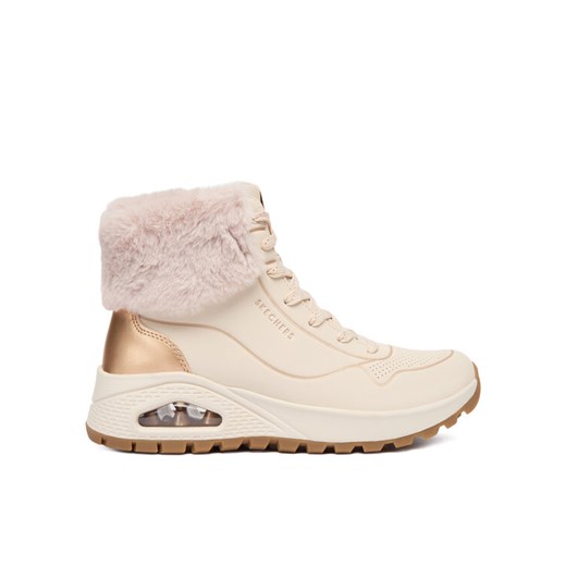 Skechers Trzewiki Uno Rugged 167993/NTGD Écru ze sklepu MODIVO w kategorii Botki - zdjęcie 186605873