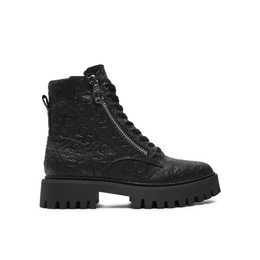 Guess Trzewiki Fiona FLTFIO FAL10 Czarny ze sklepu MODIVO w kategorii Botki - zdjęcie 186605923