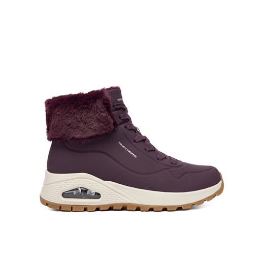 Skechers Trzewiki Uno Rugged 167274/WINE Bordowy ze sklepu MODIVO w kategorii Botki - zdjęcie 186606033