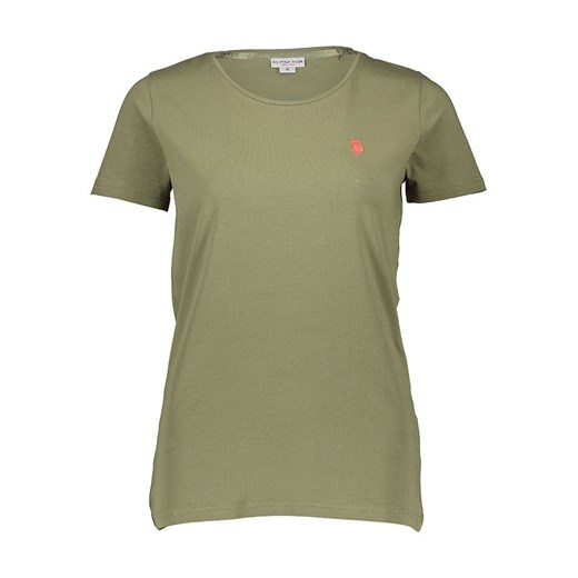 U.S. Polo Assn. Koszulka w kolorze khaki ze sklepu Limango Polska w kategorii T-shirty męskie - zdjęcie 186608741