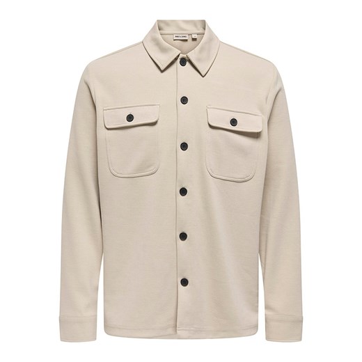 ONLY &amp; SONS Kurtka koszulowa &quot;Newkodyl&quot; w kolorze beżowym ze sklepu Limango Polska w kategorii Kurtki męskie - zdjęcie 186608923