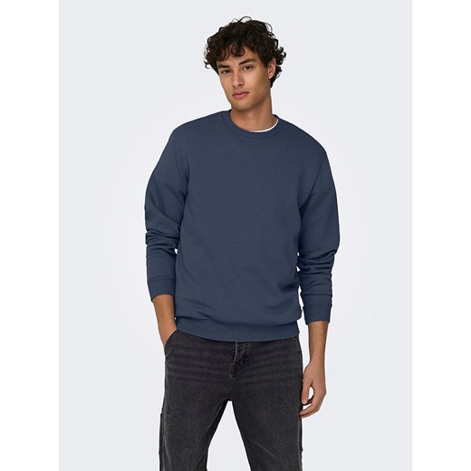 ONLY &amp; SONS Bluza &quot;Ceres&quot; w kolorze granatowym ze sklepu Limango Polska w kategorii Bluzy męskie - zdjęcie 186608963