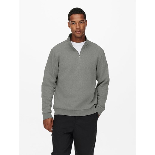 ONLY &amp; SONS Bluza &quot;Ceres&quot; w kolorze szarym ze sklepu Limango Polska w kategorii Bluzy męskie - zdjęcie 186609152