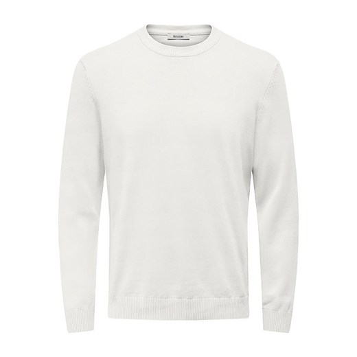 ONLY &amp; SONS Sweter &quot;Holger&quot; w kolorze białym ze sklepu Limango Polska w kategorii Swetry męskie - zdjęcie 186609253