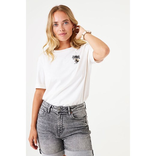 Garcia Koszulka w kolorze białym ze sklepu Limango Polska w kategorii Bluzki damskie - zdjęcie 186609332