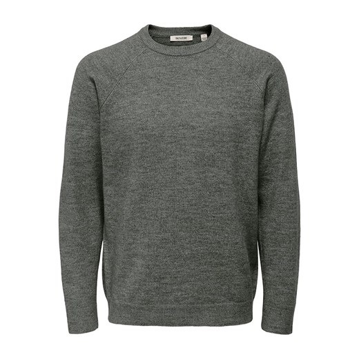 ONLY &amp; SONS Sweter &quot;Thomas&quot; w kolorze szarym ze sklepu Limango Polska w kategorii Swetry męskie - zdjęcie 186609613
