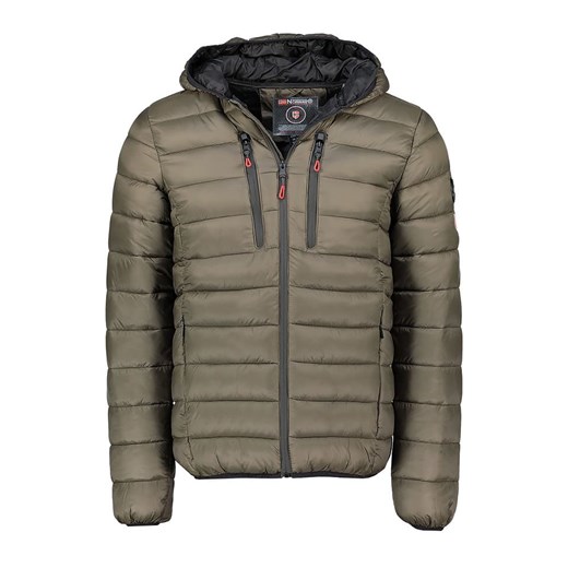 Geographical Norway Kurtka pikowana  &quot;Alaric&quot; w kolorze khaki ze sklepu Limango Polska w kategorii Kurtki męskie - zdjęcie 186609681
