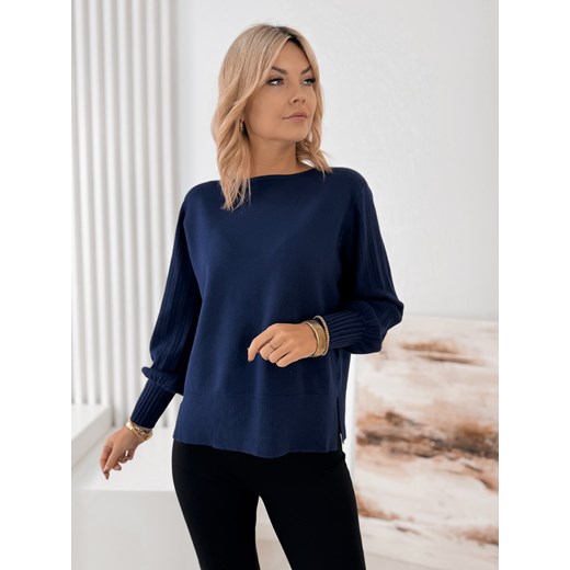sweter feyre granatowy one size ONE SIZE UBRA