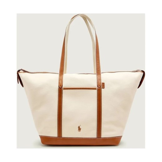 POLO RALPH LAUREN Shopperka | z dodatkiem skóry ze sklepu Gomez Fashion Store w kategorii Torby Shopper bag - zdjęcie 186610391