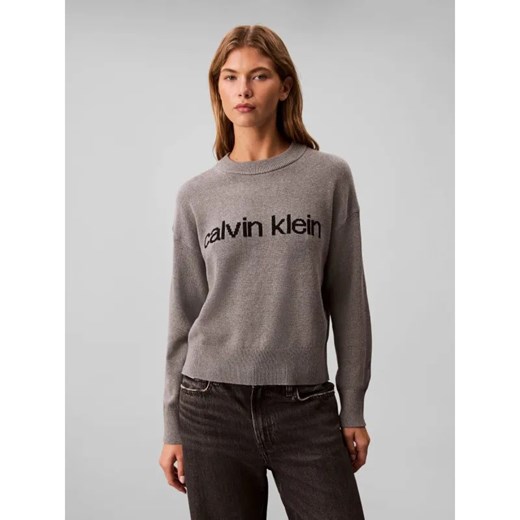 Calvin Klein Jeans Sweter | Regular Fit ze sklepu Gomez Fashion Store w kategorii Swetry damskie - zdjęcie 186610480