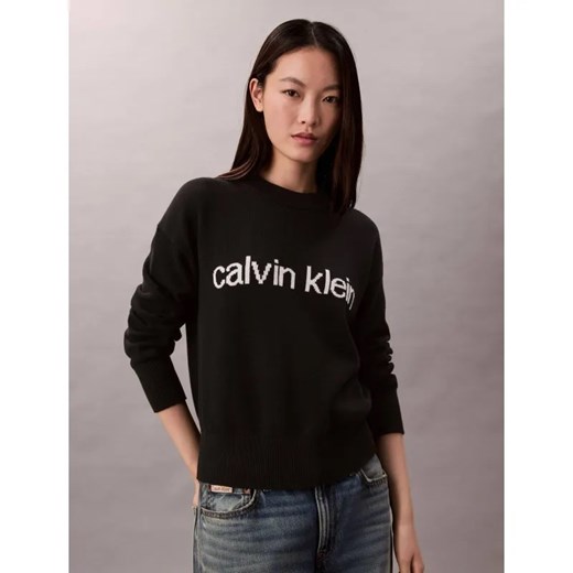 Calvin Klein Jeans Sweter | Regular Fit ze sklepu Gomez Fashion Store w kategorii Swetry damskie - zdjęcie 186610481